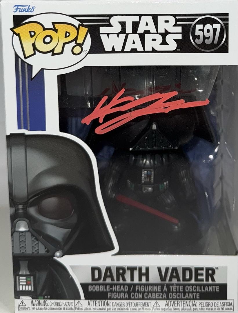 Hayden Christensen Signed Funko Pop #597 "Darth Vader" (Star Wars) - JSA COA
