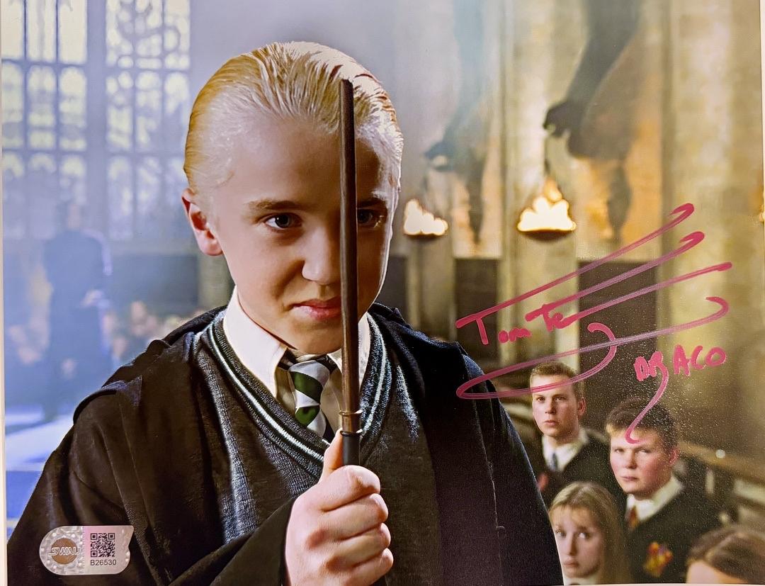 Tom Felton Signed 8x10 Photo (Harry Potter) - SWAU
