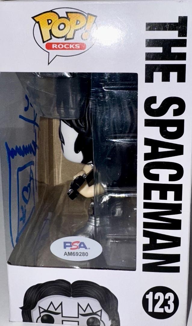 Ace Frehley Signed Funko Pop #123 "The Spaceman" (KISS) - PSA COA