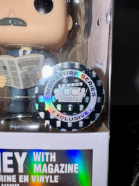 Walt Disney Funko Pop Icons Tone Rodriguez Artwork Sig Series #78 Limited "Walt w/Magazine" - 1 of 1