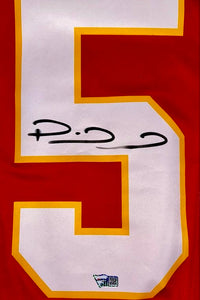 Patrick Mahomes Signed Red Nike Chiefs Jersey -  Fanatics COA #01