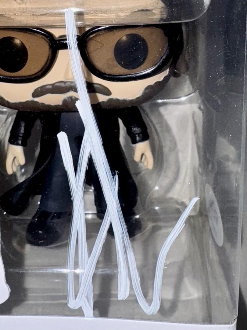Keanu Reeves Signed Funko Pop #1172 "Neo" Matrix (White Ink) - PSA COA