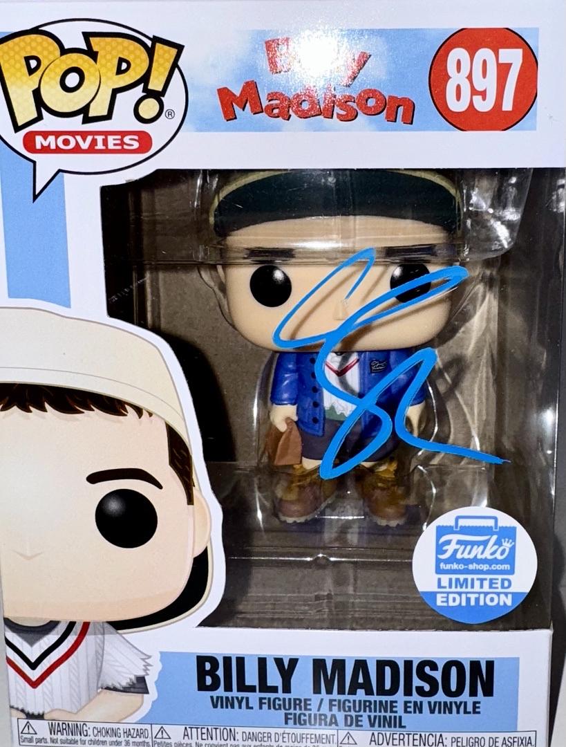 Adam Sandler Signed Funko Pop #897 "Billy Madison" - Beckett COA