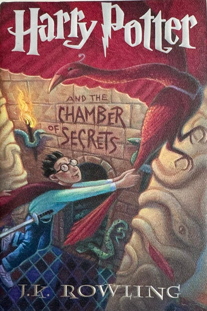 Daniel Radcliffe Autographed Book Chamber of Secrets - JSA COA