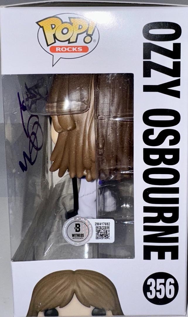 Ozzy Osbourne Signed Funko Pop #356 (Purple Ink) -  Beckett COA #2