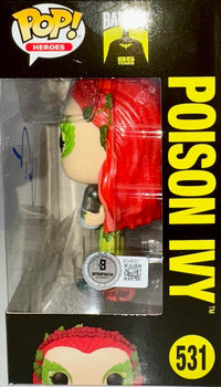 Uma Thurmam Signed Funko Pop #531 "Poison Ivy" Batman & Robin - Beckett COA #01