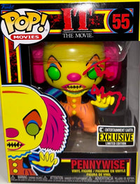 Tim Curry Signed Funko Pop #55 "Pennywise" (IT) Entertainment Earth Exclusive - Beckett COA #01