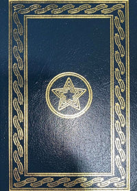 George Bush Autographed Book All the Best Easton Press (Blue Binding) - #01