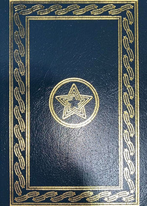 George Bush Autographed Book All the Best Easton Press (Blue Binding) - #01