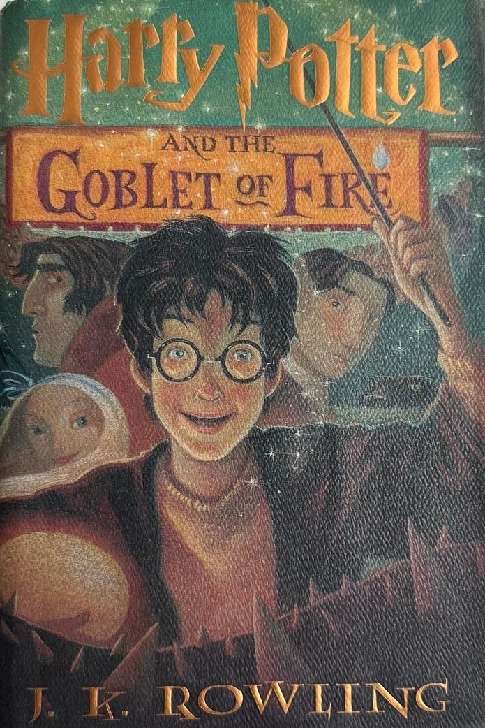 Daniel Radcliffe Autographed Book Goblet Of Fire - JSA COA #01