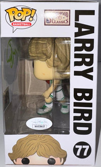 Larry Bird Signed Funko Pop #77 (Boston Celtics) - JSA COA