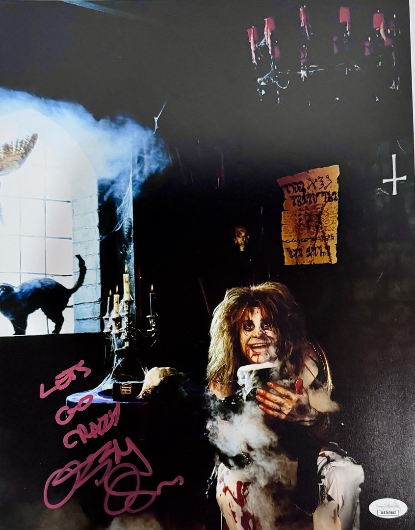 Ozzy Osbourne Signed 11x14 Photo w/Inscription - JSA COA #2