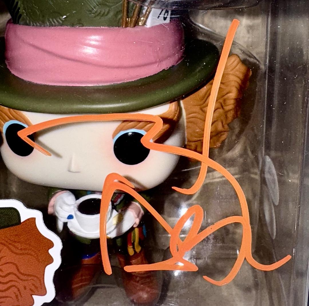 Johnny Depp Signed Funko Pop #177 Mad Hatter - PSA & JSA