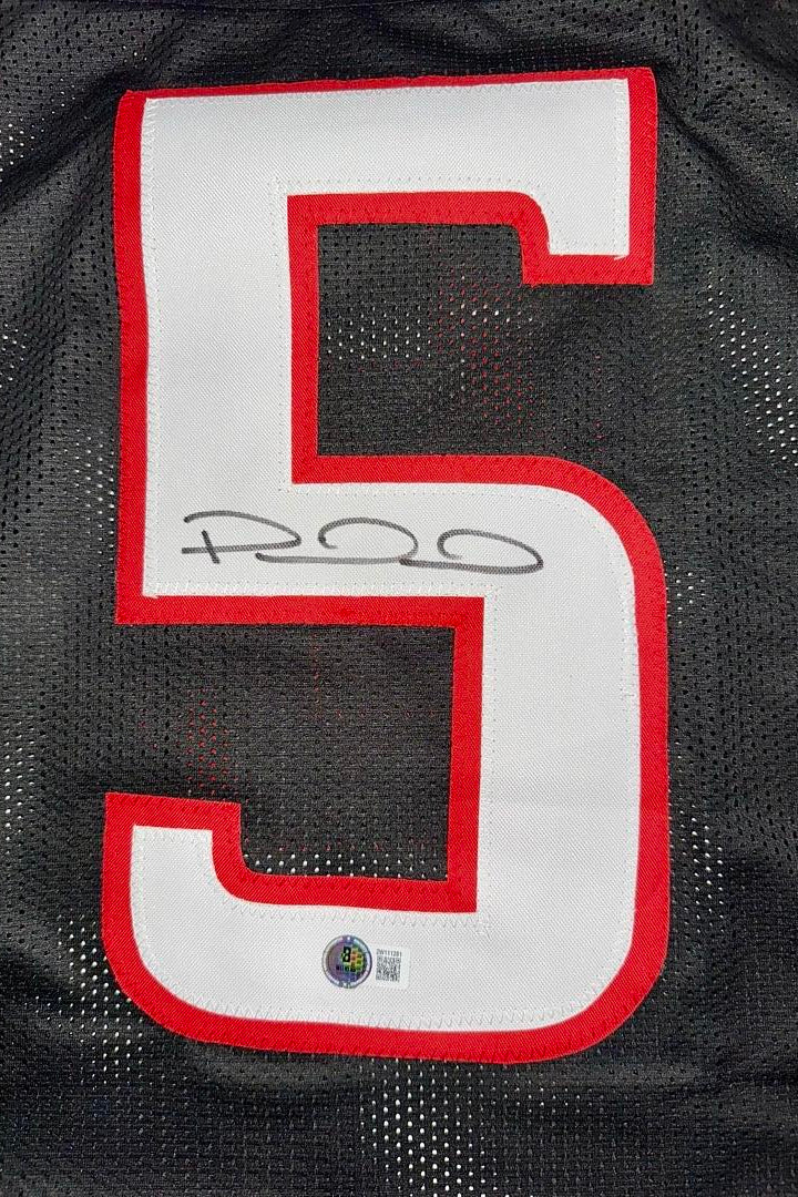 Patrick Mahomes II Signed Black Texas Tech Jersey - Beckett COA #01