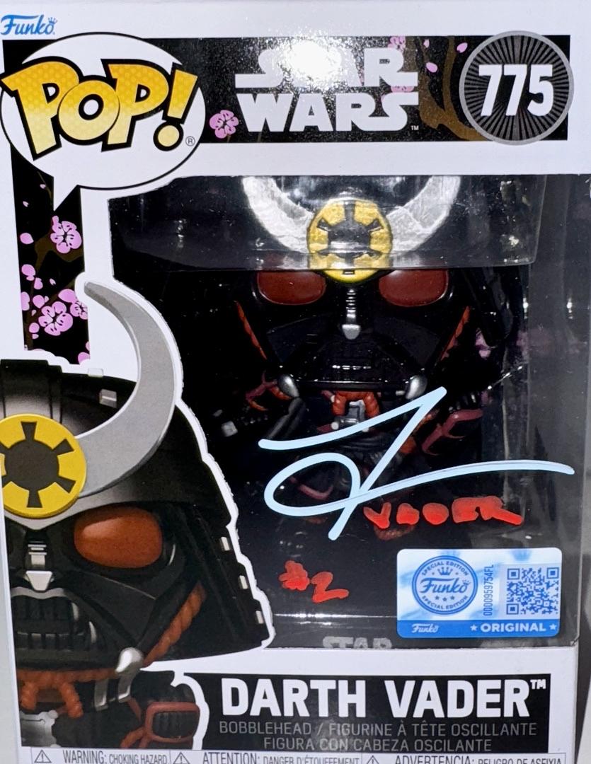 Tom O'Connell Signed Funko Pop #775 "Darth Vader" (Star Wars) - SWAU
