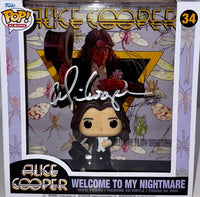 Alice Cooper signed Funko Pop #34 "Welcome to My Nightmare" - Beckett COA