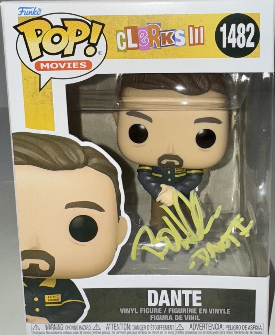 Brian O'Halloran Signed Funko Pop #1482 "Dante" (Clerks) - JSA COA #01
