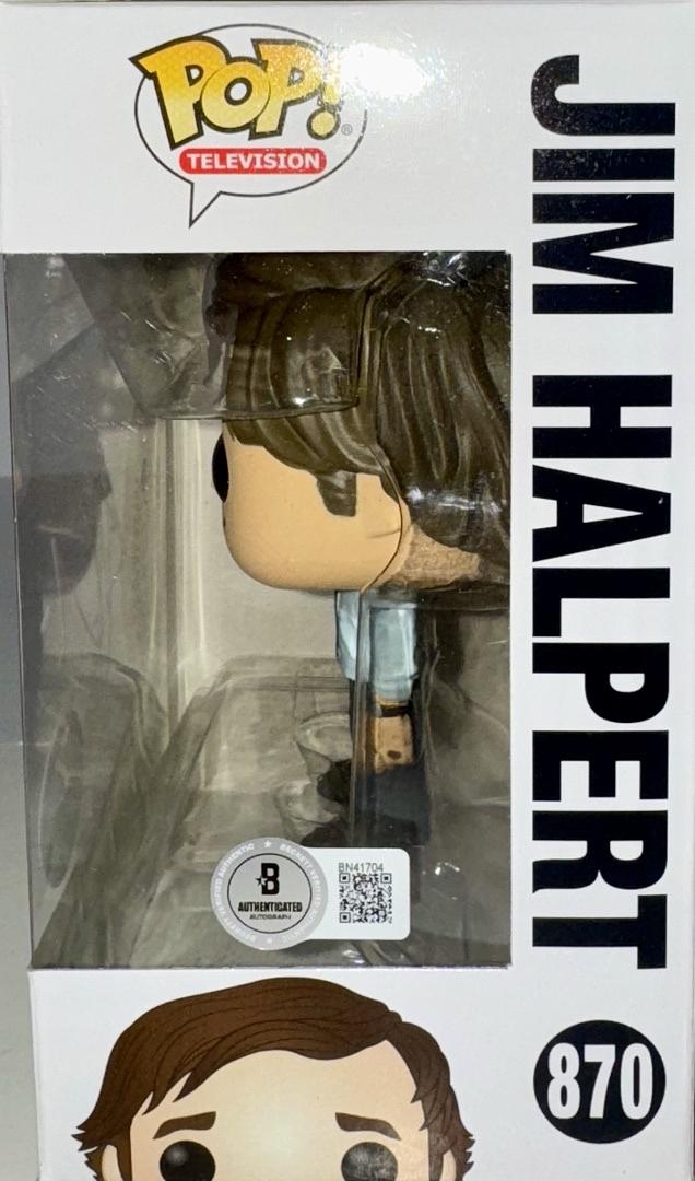 John Krasinski Signed Funko Pop #870 "Jim Halpert" (The Office) Chase Variant - Beckett COA