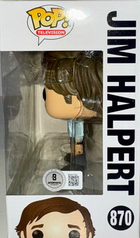 John Krasinski Signed Funko Pop #870 "Jim Halpert" (The Office) Chase Variant - Beckett COA