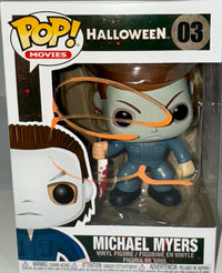Jamie Lee Curtis Signed Funko Pop #03 Michael Myers Halloween (Orange Ink) - ACOA