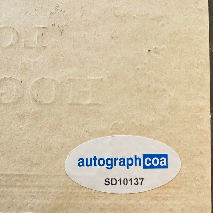 Daniel Radcliffe Signed Replica Hogwarts Train Ticket - ACOA #02