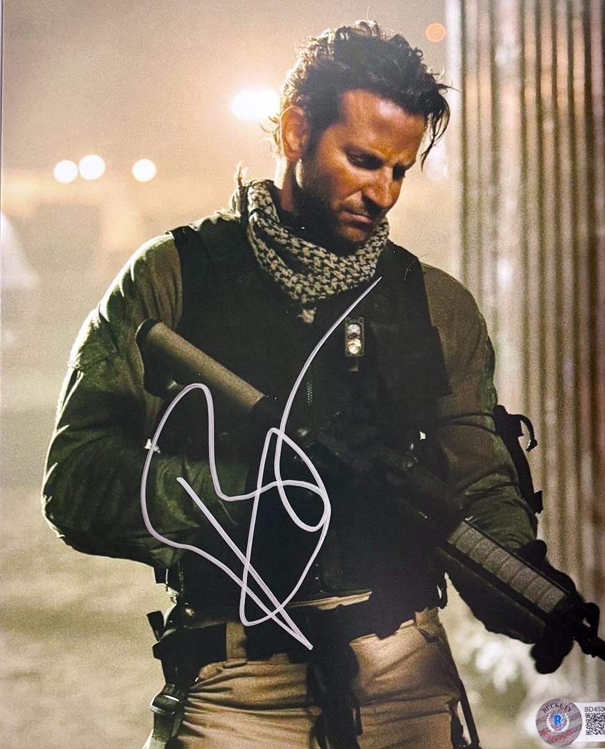 Bradley Cooper Signed 8x10 Photo (American Sniper) - Beckett COA