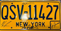Adrian Grenier, Kevin Connolly, Jerry Ferrara, Kevin Dillon Entourage Cast Signed License Plate -  JSA COA