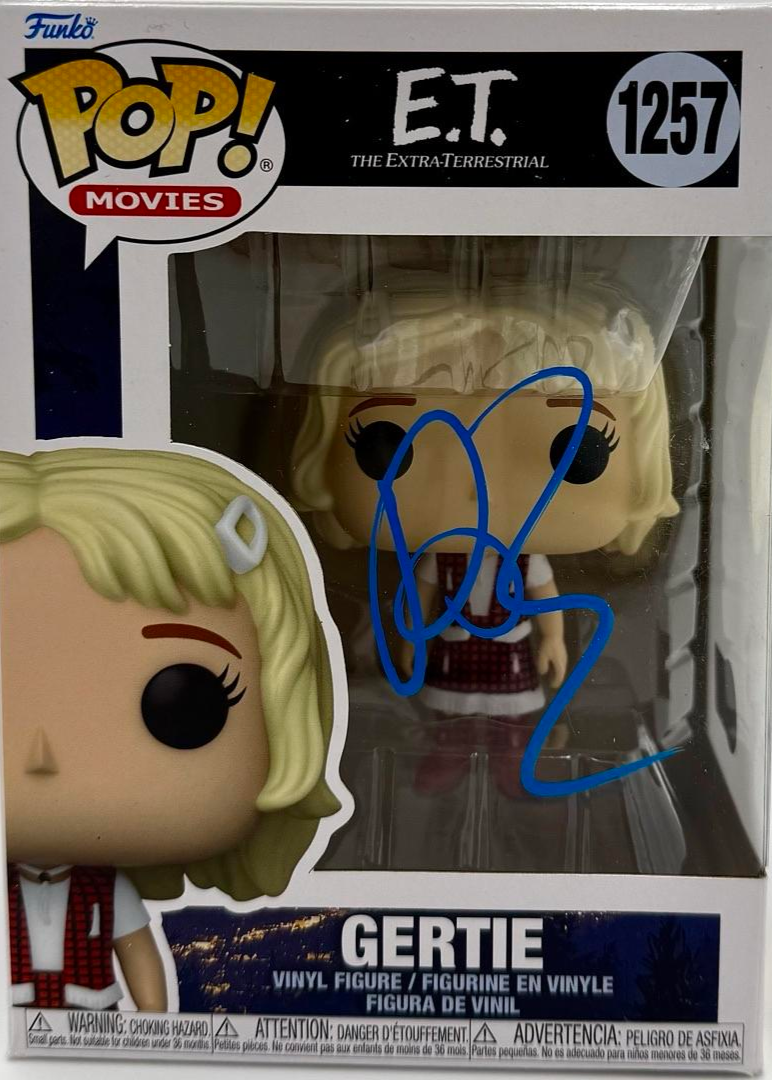 Drew Barrymore Signed Funko Pop #1257 Gertie (E.T)  - Beckett COA