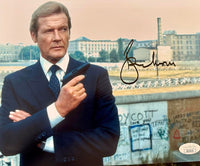 Roger Moore Signed 8x10 Photo (Octopussy) - JSA COA