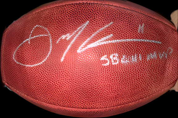 Julian Edelman Signed Wilson Football w/ Super Bowl LII MVP Inscription - PSA COA