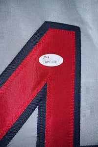 Jim Rice Signed Red Sox Custom Gray Jersey - JSA COA