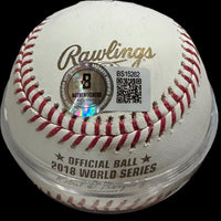 Jackie Bradley Jr. Autographed Rawlings Official 2018 World Series Baseball -  Beckett COA #02
