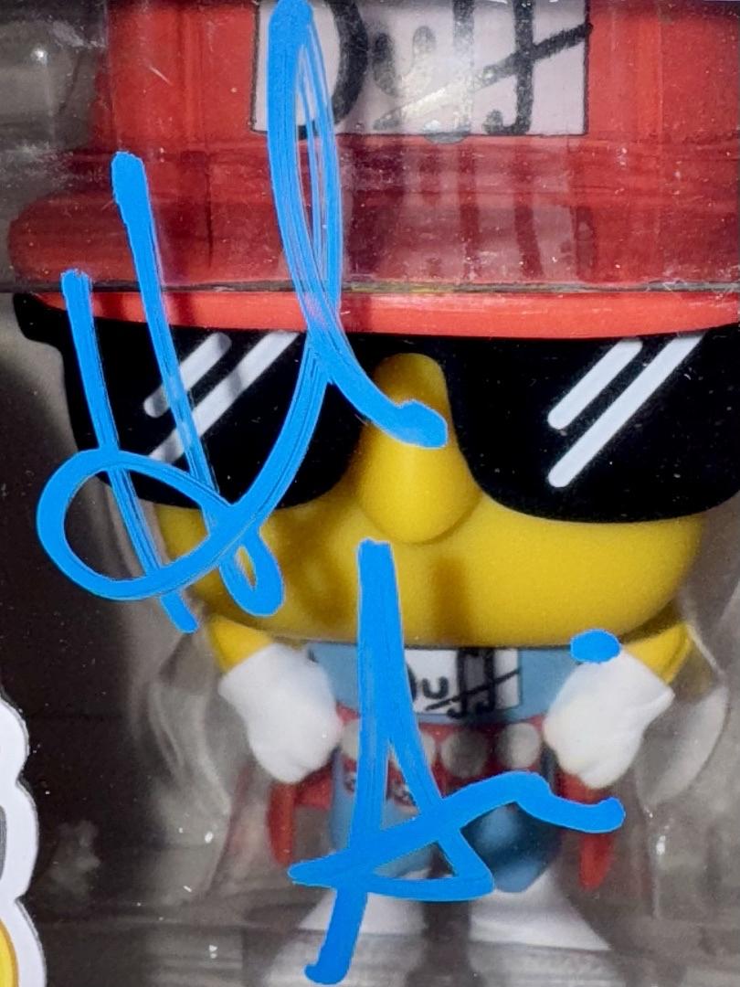 Hank Azaria Signed Funko Pop #902 "Duffman" (The Simpsons) - OC Celebrity Marketing