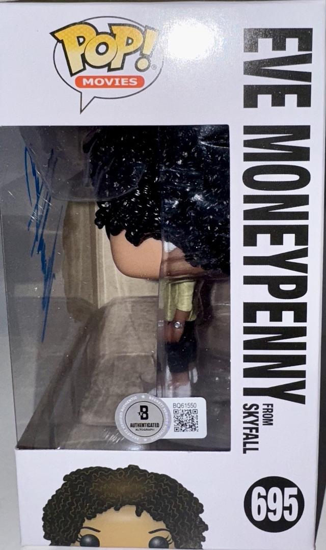 Naomie Harris Signed Funko Pop #695 "Eve Moneypenny" (James Bond 007) - Beckett COA #02