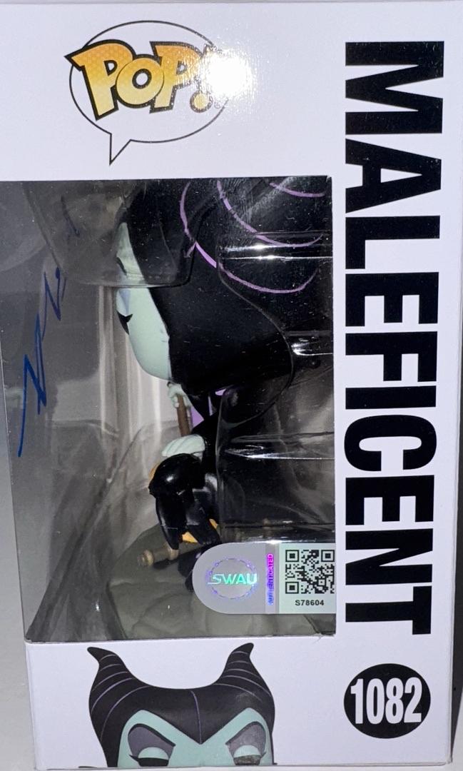 Angelina Jolie Signed Funko Pop #1082 (Maleficent)  - SWAU