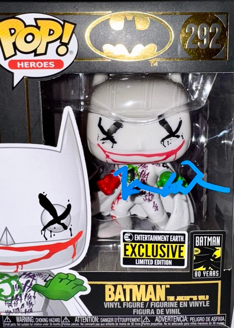 Val Kilmer Signed Exclusive Limited Edition Funko Pop #292 Batman Jokers Wild - Celebrity Authentics