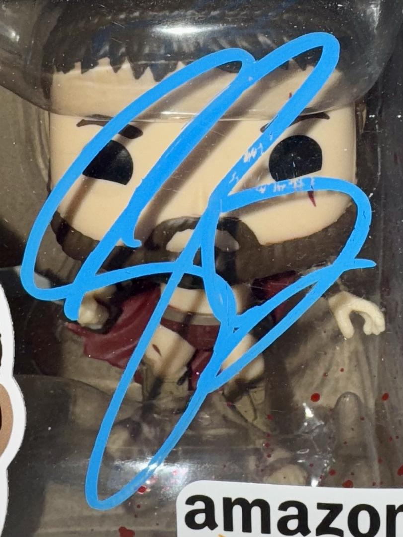 Gerard Butler Signed Funko Pop #1473 "Leonidas" - Beckett COA #02