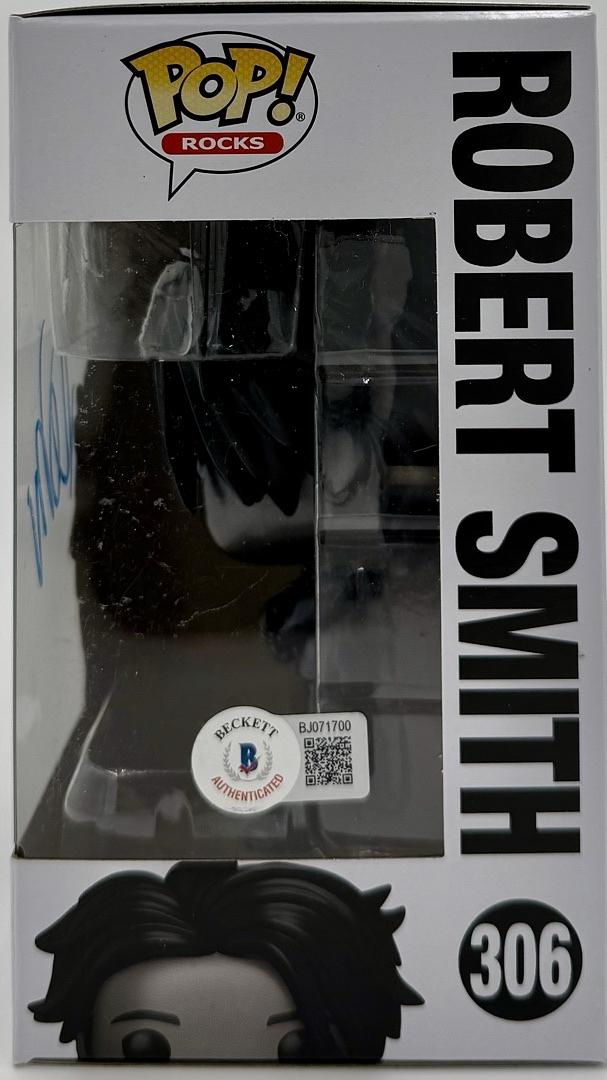 Robert Smith Signed Funko Pop #306 (The Cure) - Beckett COA