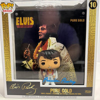 Priscilla Presley Signed Funko Pop #10 "Elvis Presley" (Elvis Pure Gold) - JSA COA
