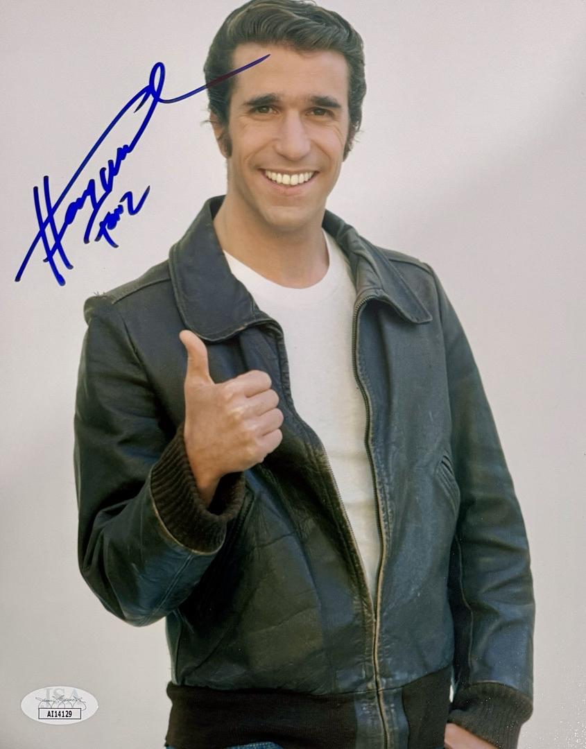 Henry Winkler Signed 8x10 Photo (Happy Days) - JSA COA