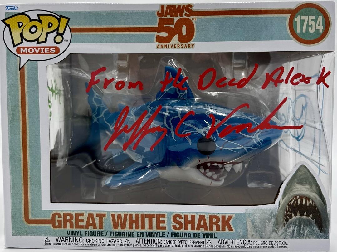 Richard Dreyfuss, Jeffrey Kramer, Jeffrey Vorhees, Stephen and Jonathan Searle, Signed Funko Pop #1754 (Jaws) - Beckett COA #03