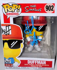 Hank Azaria Signed Funko Pop #902 "Duffman" (The Simpsons) - OC Celebrity Marketing