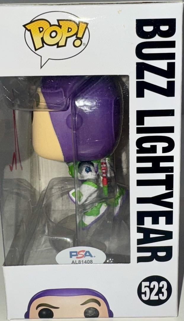 Tim Allen Signed Funko Pop #523 "Buzz Lightyear" (Toy Story) - PSA COA