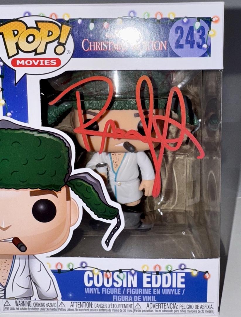 Randy Quaid Signed Funko Pop #243 "Cousin Eddie" (Christmas Vacation) - Beckett COA
