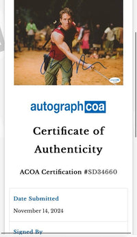 Ryan Reynolds Signed 8x10 Photo (Deadpool) - ACOA