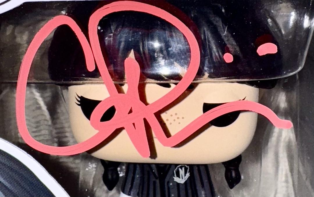 Christina Ricci Signed Funko Pop #1309 "Wednesday Addams" (Addams Family) - JSA COA
