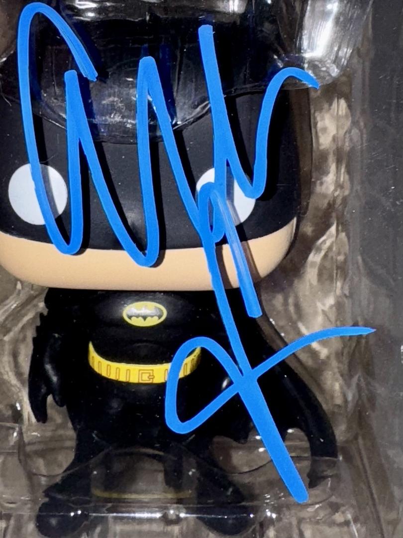 Christian Bale Signed Funko Pop #144 "Batman" - Beckett COA