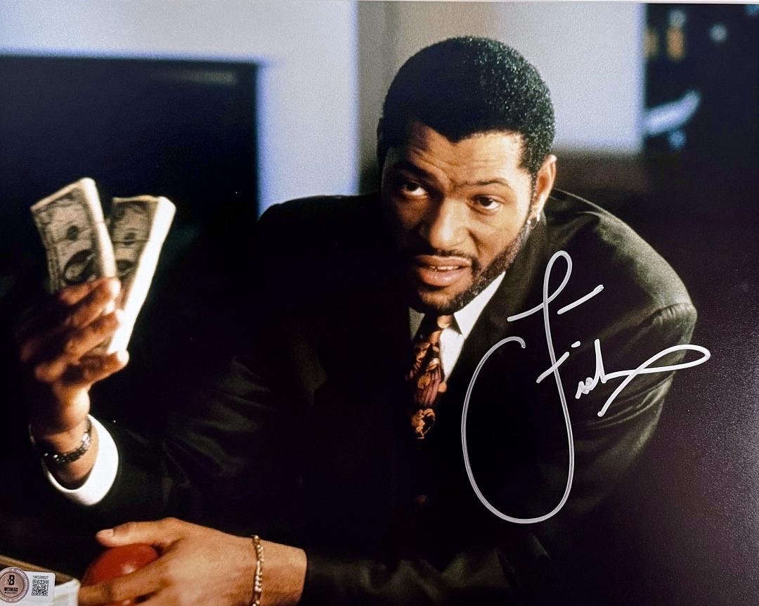 Laurence Fishburne Signed 11x14 Photo (Deep Cover) - Beckett COA