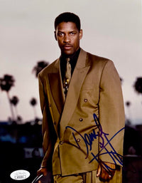 Denzel Washington Signed 8x10 Photo - JSA COA #01
