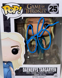 Emilia Clarke Signed Funko Pop #25 Daenerys Targaryen (Blue Ink) - Beckett COA